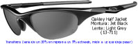 Oakley Half Jacket Jet Black_Light Grey Transitions (13-711)